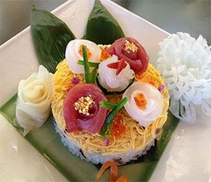 バースデイに寿司ケーキ 魚殿 富山湾の鮮魚 海鮮物等を産地直送でお届けする通販サイト