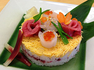 バースデイに寿司ケーキ 魚殿 富山湾の鮮魚 海鮮物等を産地直送でお届けする通販サイト