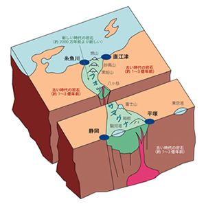 フォッサマグナ（糸魚川－静岡構造線）
